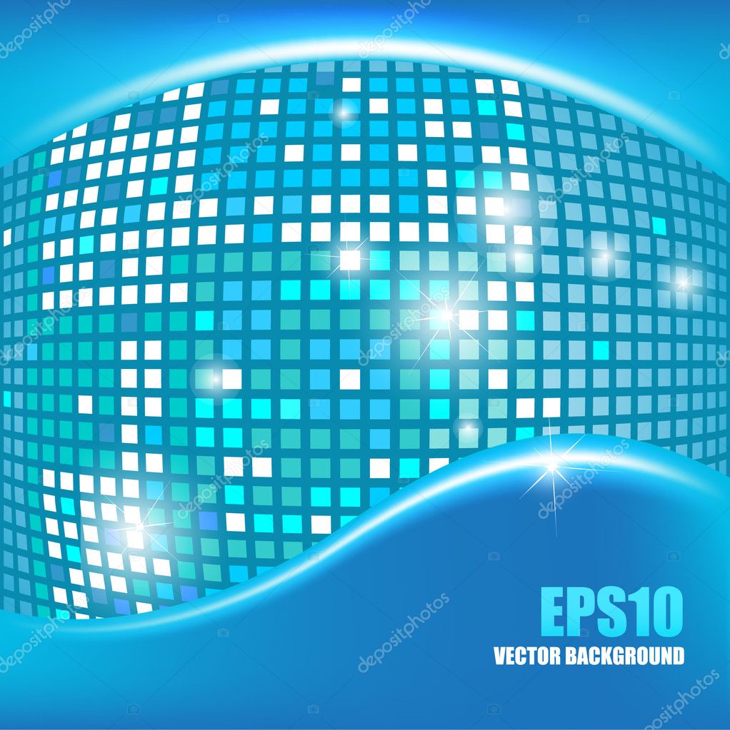 Abstract Disco Background Vector Format Stock Vector Image By