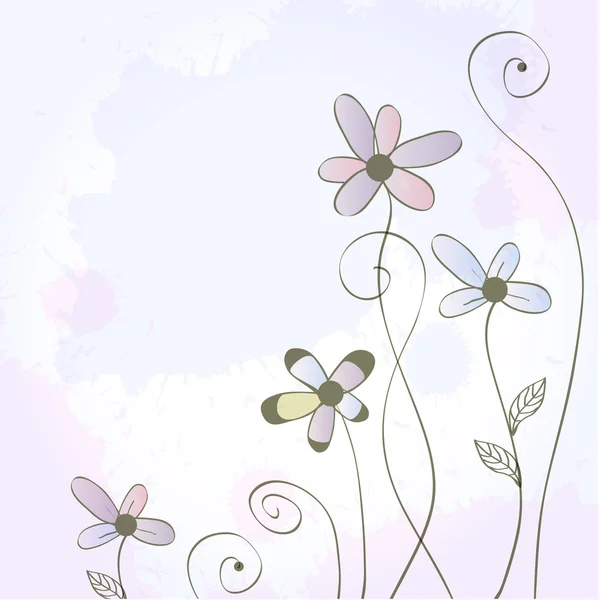 Flores de pastel — Archivo Imágenes Vectoriales