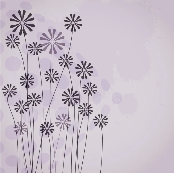 Fleurs pastel — Image vectorielle