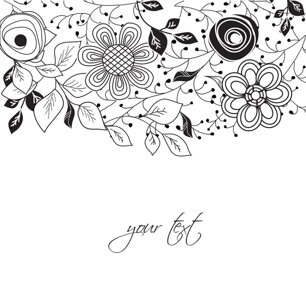 Fleurs Pastel — Image vectorielle