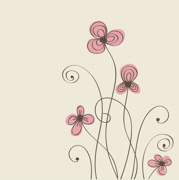 Анотація квітковий візерунок — стокове фото