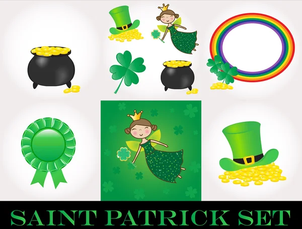 St. Patrick Tag gesetzt — Stockfoto