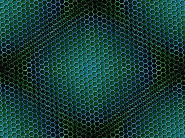 Honeycomb Background Seamless Blue Green clipart