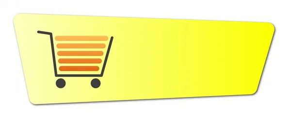 Koop nu geel — Stockfoto