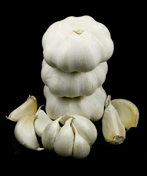 Garlic heads and Cloves — Stock Photo, Image