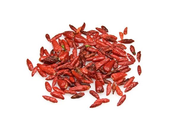 Czerwone ostre papryczki chilli — Zdjęcie stockowe