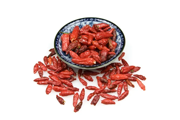Rote scharfe Chilischoten — Stockfoto
