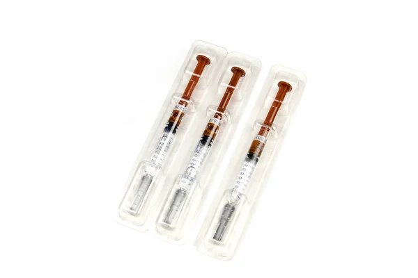 Pre-filled Syringes — Stock Photo, Image