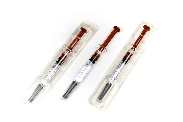 Pre-filled Syringes — Stock Photo, Image