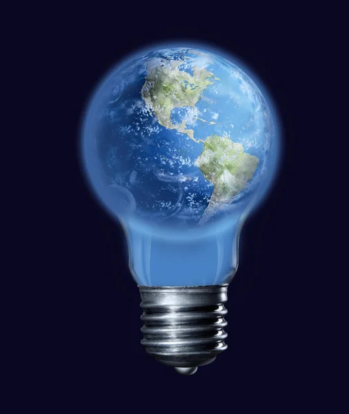 The earth-bulb — Stock Photo, Image