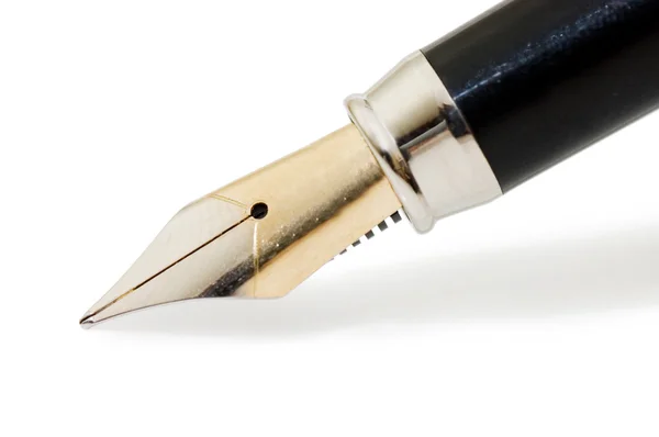 Företag fontän penna isolerad på vit bakgrund — Stockfoto