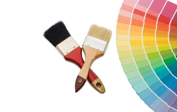 Průvodce barvami pro výběr izolovaných na bílém pozadí — Stock fotografie