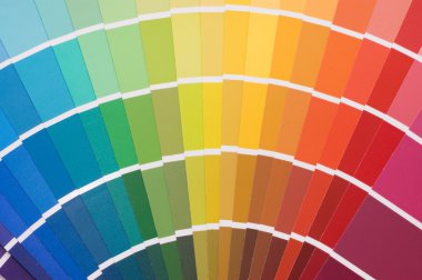 Color guide for selection clipart