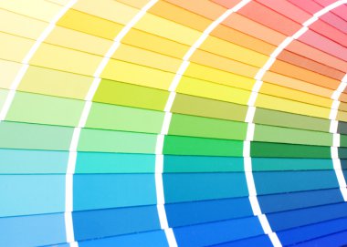 Color guide for selection clipart