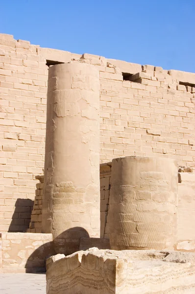 Karnak Tapınağı, luxor, Mısır, sütunlar — Stok fotoğraf