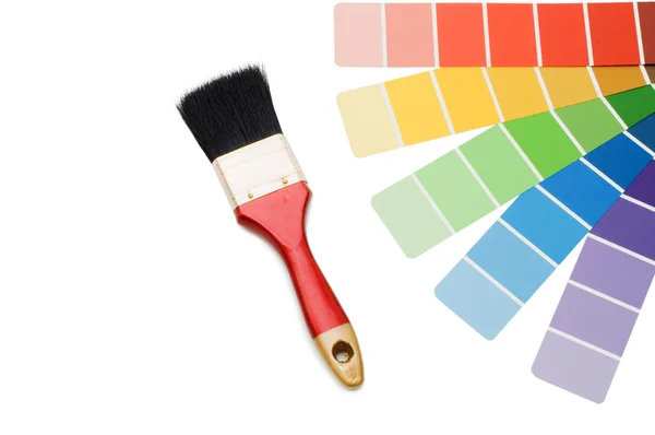 Guide des couleurs pour la sélection isolée sur fond blanc — Photo