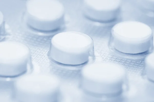 Tablettenpackungen - abstrakter medizinischer Hintergrund — Stockfoto
