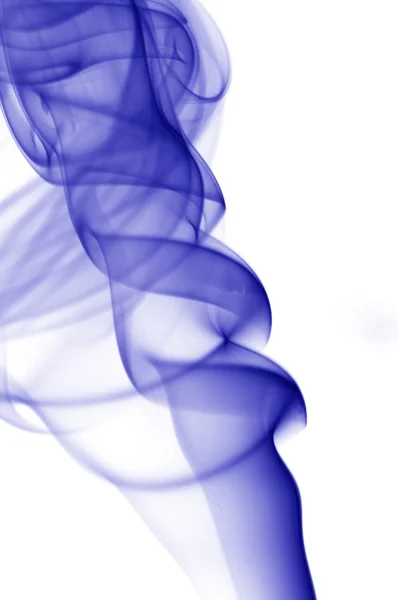 Абстрактный дым изолирован на белом — стоковое фото