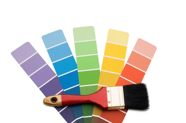 Beyaz arka plan üzerinde izole seçimi için Renk Kılavuzu — Stok fotoğraf