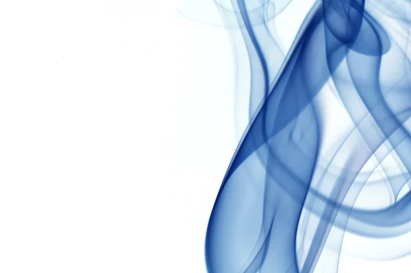 Fumul abstract izolat pe alb — Fotografie, imagine de stoc