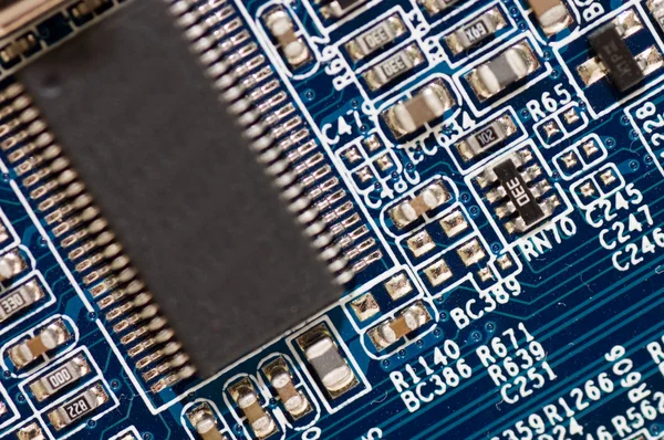 Detail Van Computer Circuit Board — Stockfoto
