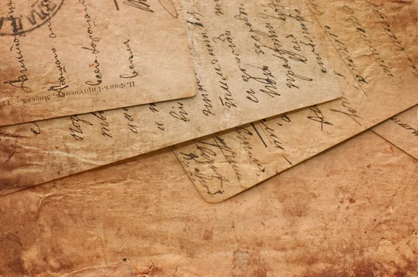 Staré Dopisy Jako Pozadí — Stock fotografie
