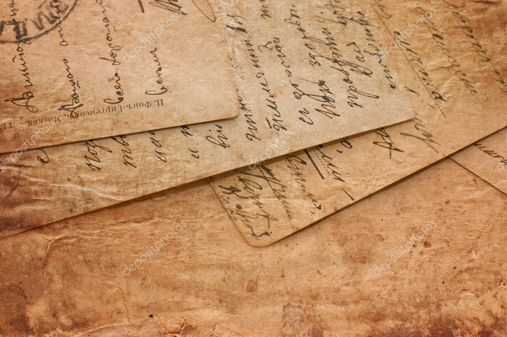 Old letters as a background — Stock Photo © voronin-76 #4678950