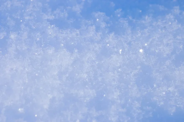 新鲜天然雪背景 — 图库照片