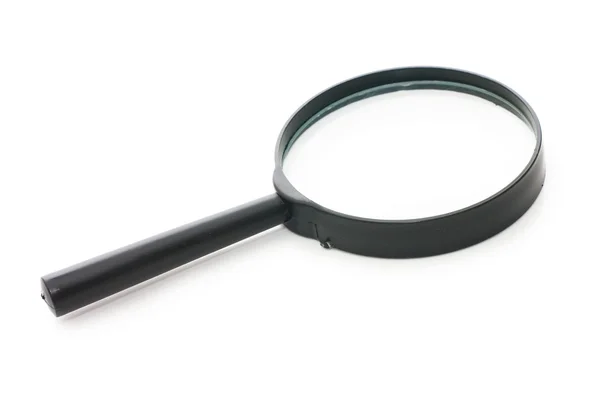 Magnifying glass isolated on white background — Stock Photo, Image