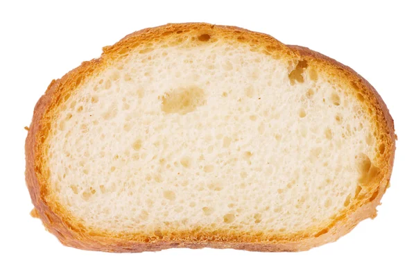 カット パンに孤立した白い背景 — ストック写真