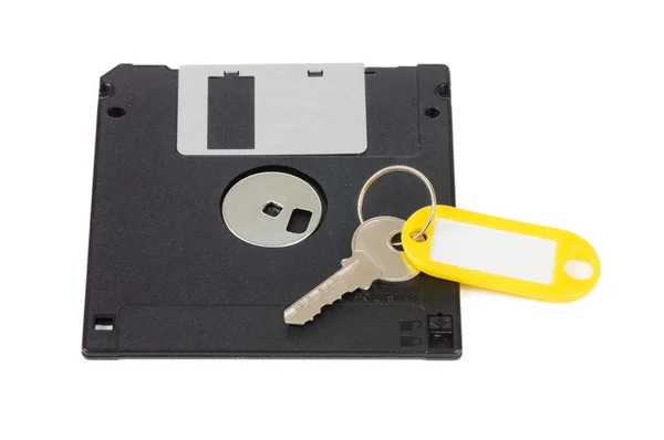 Diskety izolované na bílém pozadí — Stock fotografie