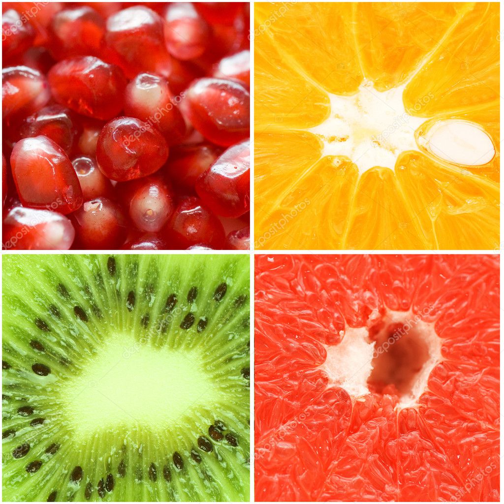 Various Fruit Close Up — Stock Photo © Voronin 76 5047491