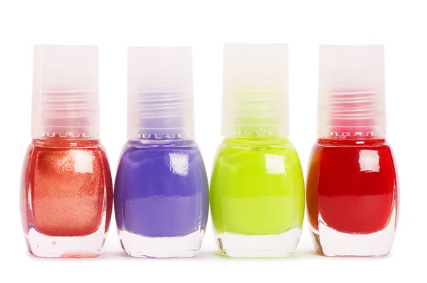 Nail polish isolated on a white background — Stock Photo, Image