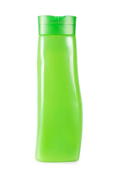 Butelki z tworzyw sztucznych na białym tle na białym tle — Zdjęcie stockowe