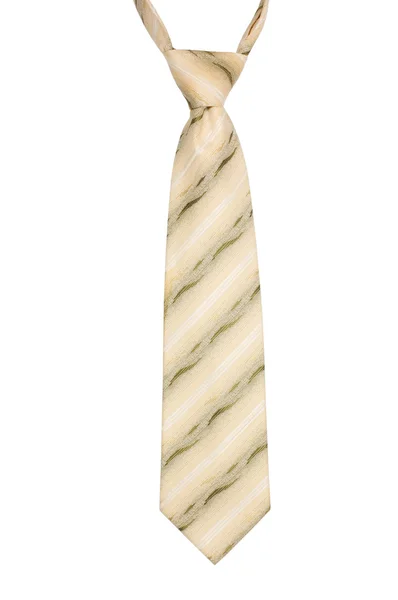 Розкішна краватка на білому тлі — стокове фото