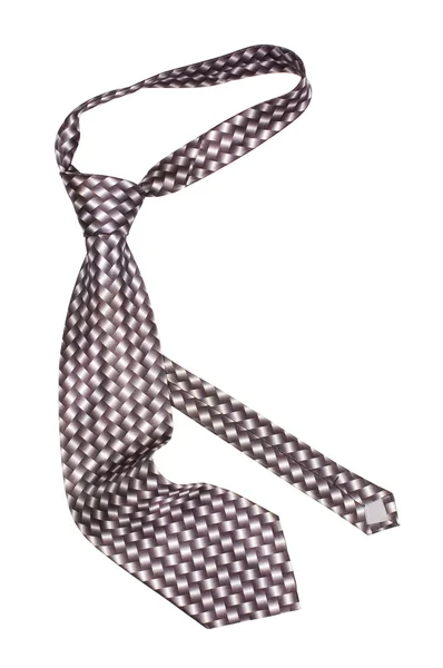 Gravata de luxo no fundo branco — Fotografia de Stock