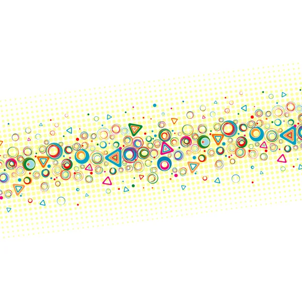 Fond de couleur abstrait de la ligne de couleur . — Image vectorielle