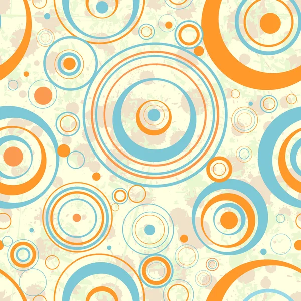 Fond sans couture des cercles — Image vectorielle