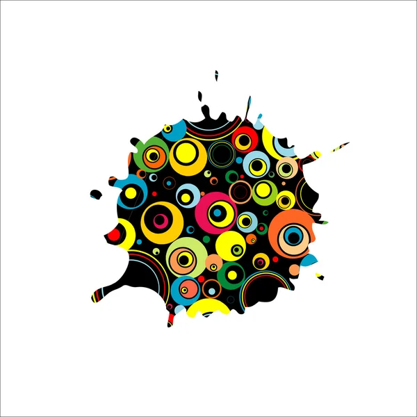Color abstract grunge illustration. — Stock Vector