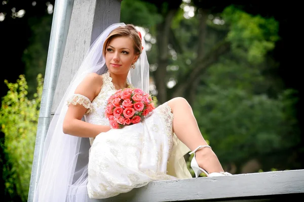Ritratto della sposa — Foto Stock