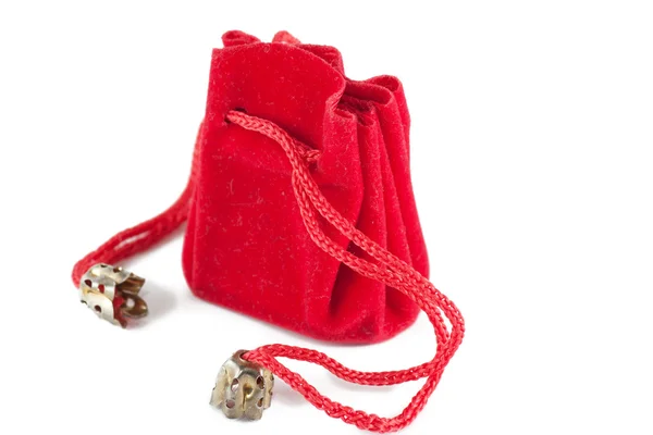 Μικρή κόκκινη τσάντα — Φωτογραφία Αρχείου