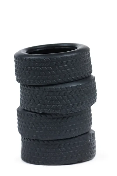 Pilha de pneus — Fotografia de Stock