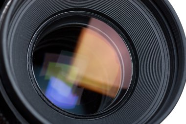 Lens with reflections clipart