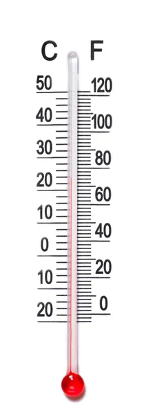 Термометр масштабу — стокове фото