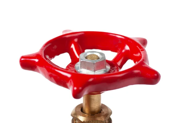 Red valve — Stock Photo, Image