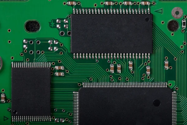 Macro View Electronic Circuit Board — Stock Photo, Image