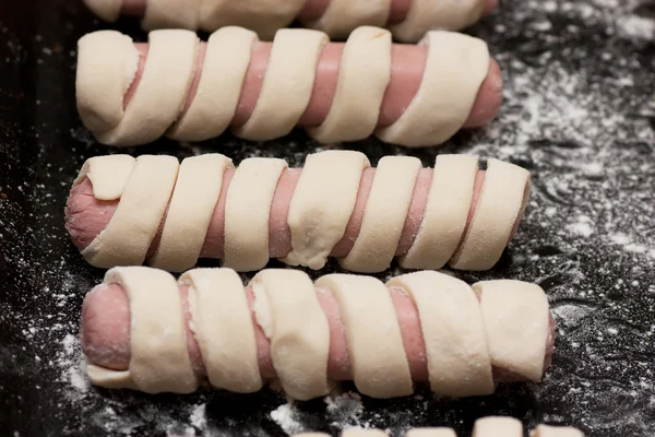 Sausage rolls — Stock Photo, Image