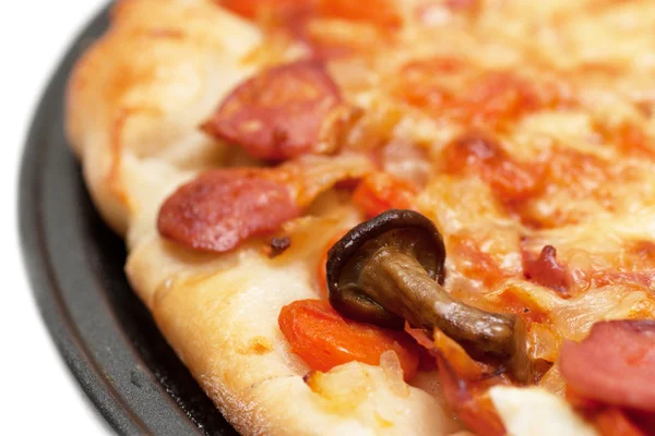 Vista de cerca de la pizza —  Fotos de Stock
