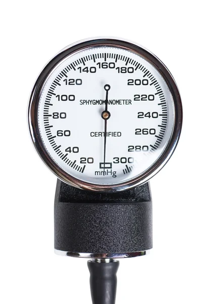 Tonometer Für Medizinische Instrumente Auf Weißem Hintergrund — Stockfoto