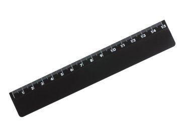 Balck ruler clipart